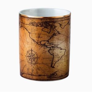 Map Inspired Ceramic Desk Organizer NWT ❤️ FINAL SALE